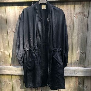 Black army style jacket - medium